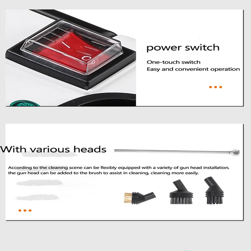 Premium High-Temp Steamer for Deep Cleaning