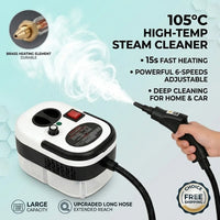 Premium High-Temp Steamer for Deep Cleaning
