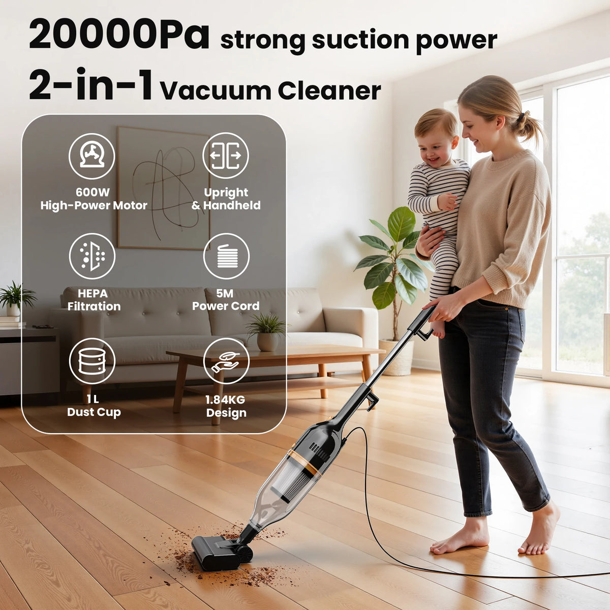 R7 3-in-1 Corded Vacuum Cleaner by Relaxit
